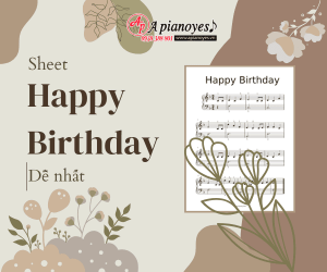 Sheet nhạc Happy Birthday