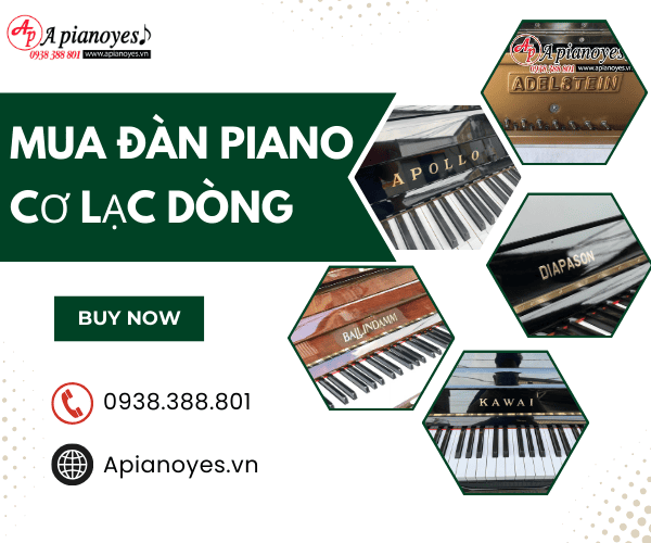 mua đàn piano cơ lạc dòng