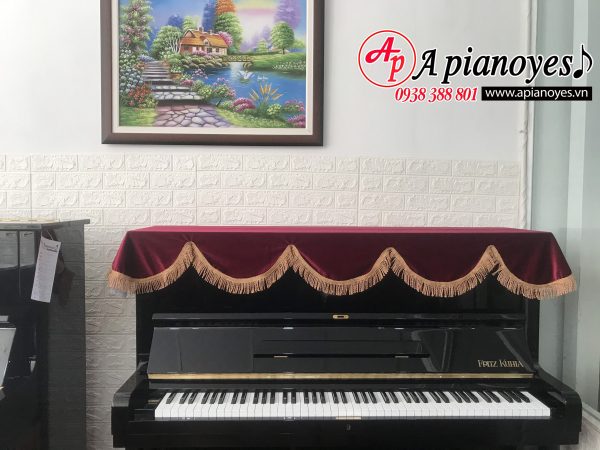 khăn phủ đàn piano màu hồng tím