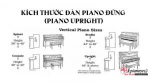 Kích thước đàn upright piano YAMAHA