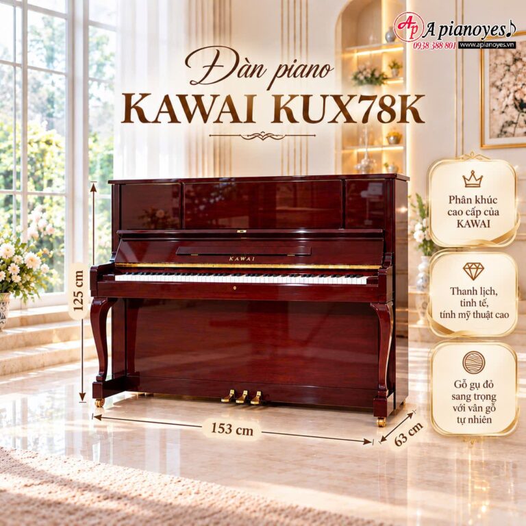 ĐÀN PIANO KAWAI KUX78K