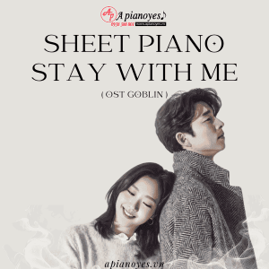 Sheet piano Stay With Me