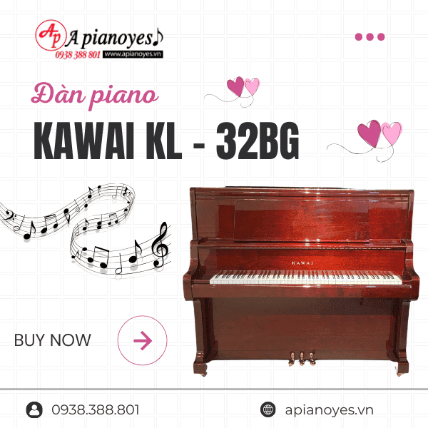đàn piano KAWAI KL-32BG