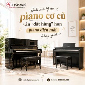 Giải Mã Lý Do Piano Cơ Cũ Vẫn đặt Hàng Hơn Piano điện Mới