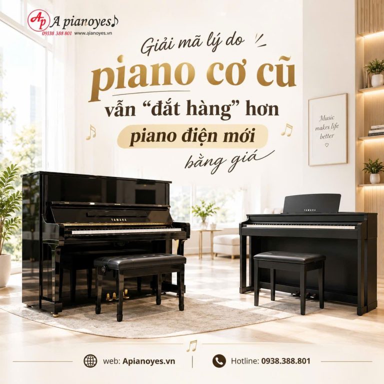 Giải Mã Lý Do Piano Cơ Cũ Vẫn đặt Hàng Hơn Piano điện Mới