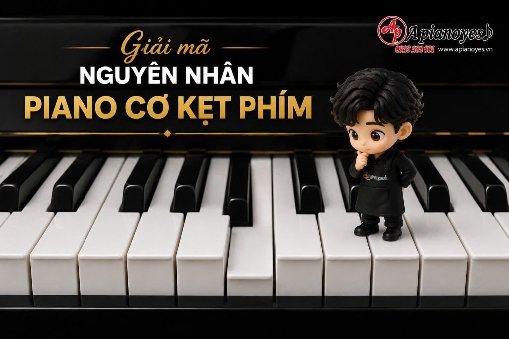 Giải Mã Nguyên Nhân đàn Piano Cơ Kẹt Phím