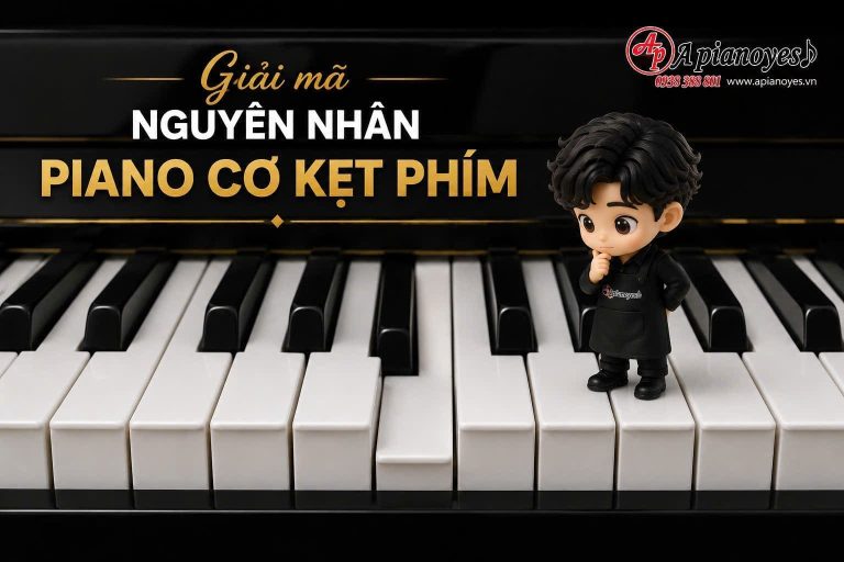 Giải Mã Nguyên Nhân đàn Piano Cơ Kẹt Phím