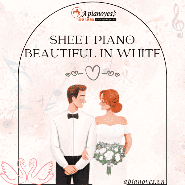 Sheet Piano Beautiful In White