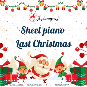 sheet piano Last Christmas