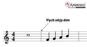 Vạch Nhịp đơn
